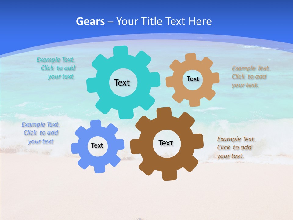 Abstract Happiness January PowerPoint Template
