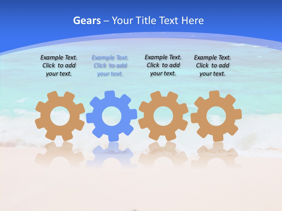 Abstract Happiness January PowerPoint Template