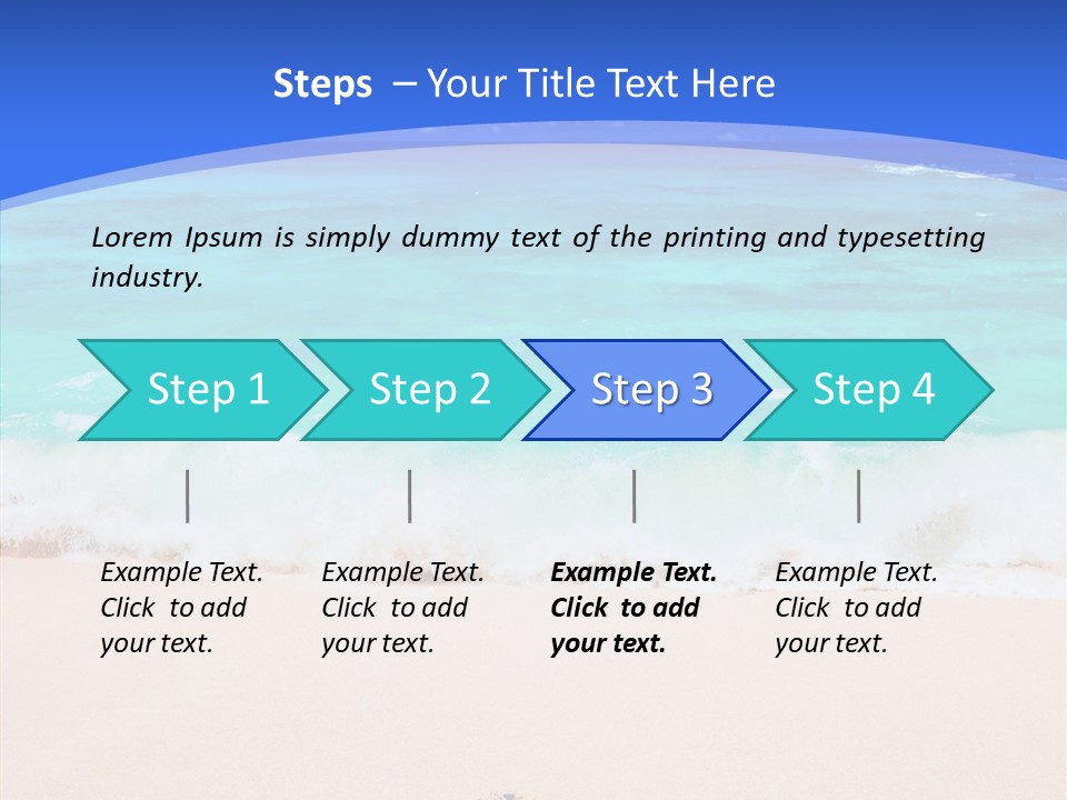 Abstract Happiness January PowerPoint Template