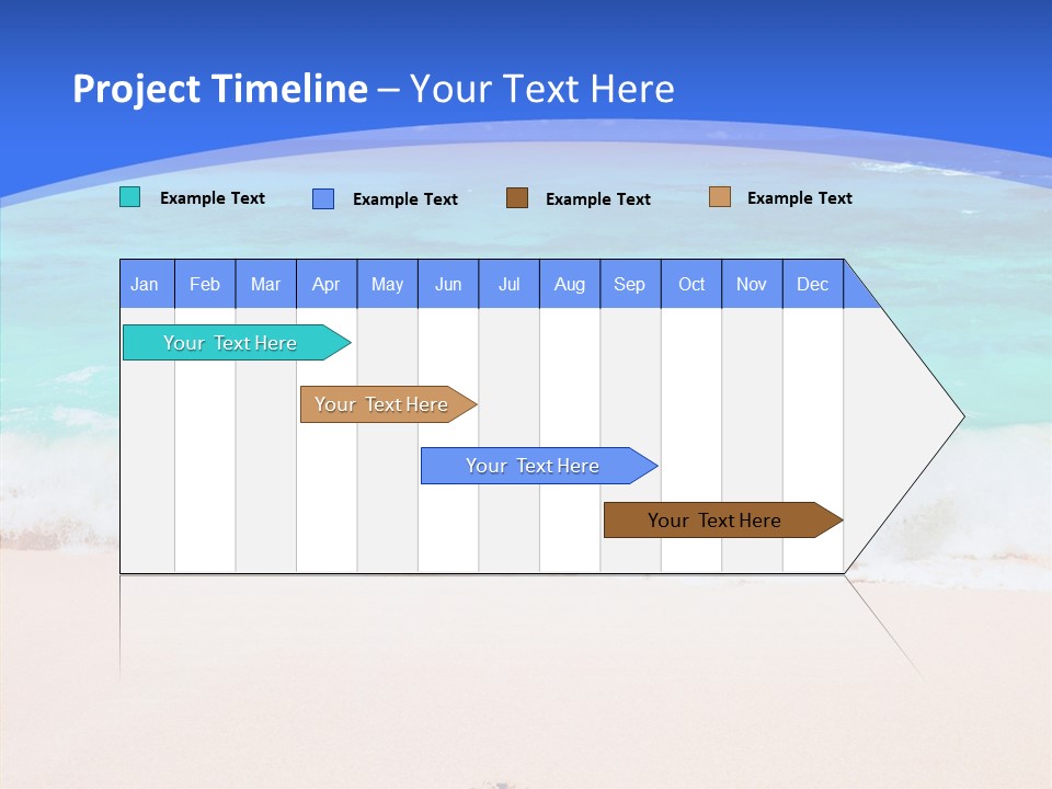 Abstract Happiness January PowerPoint Template