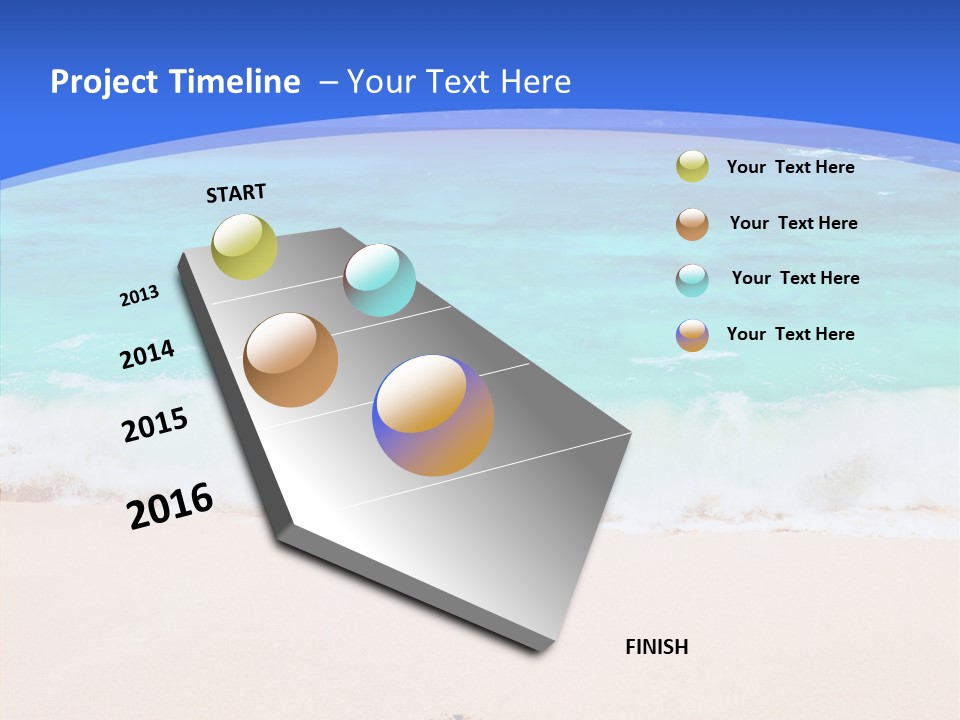 Abstract Happiness January PowerPoint Template
