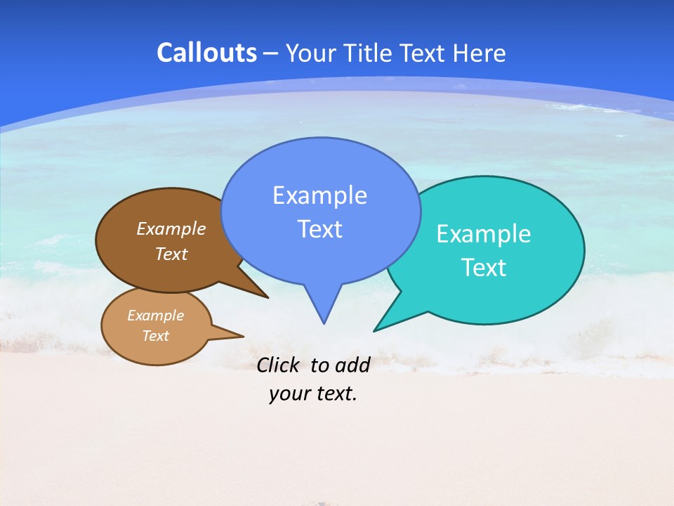 Abstract Happiness January PowerPoint Template