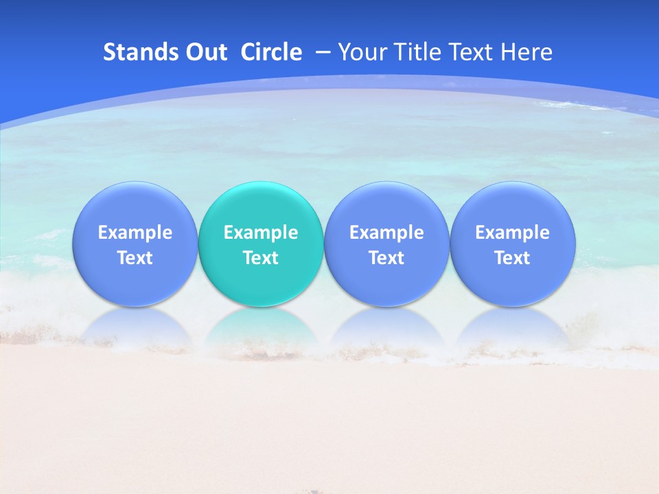 Abstract Happiness January PowerPoint Template