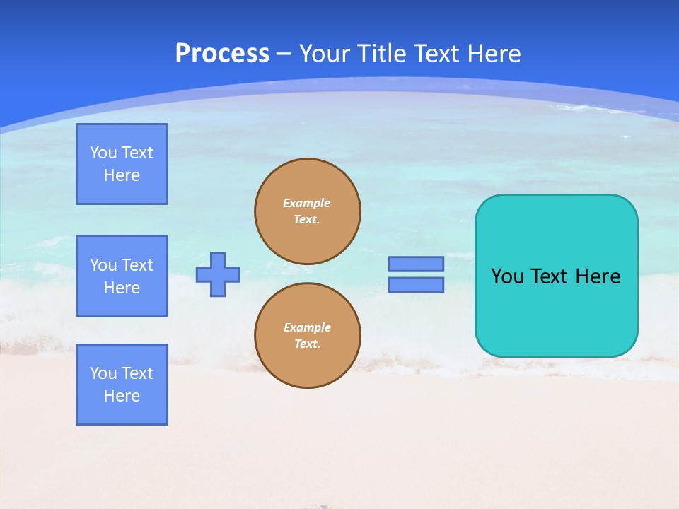 Abstract Happiness January PowerPoint Template