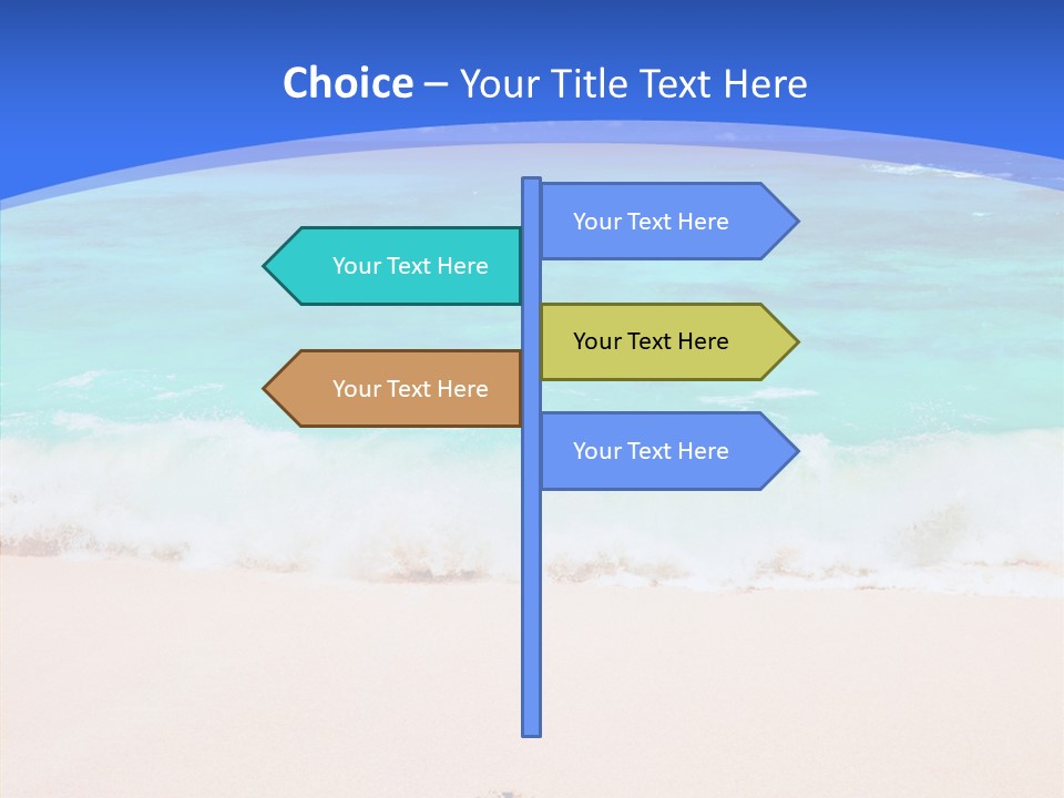 Abstract Happiness January PowerPoint Template