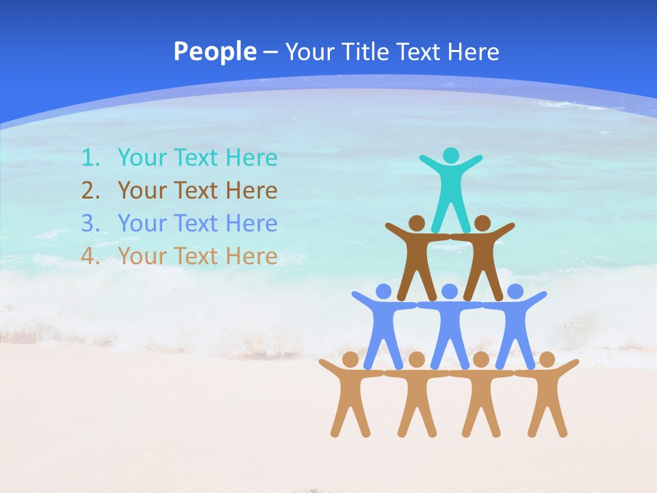 Abstract Happiness January PowerPoint Template