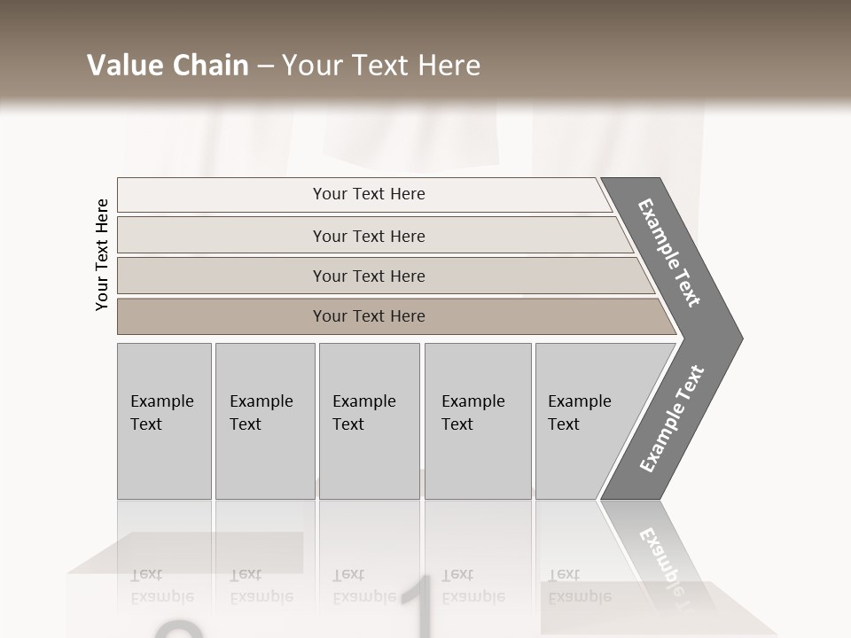 Achievement Standing Pedestal PowerPoint Template