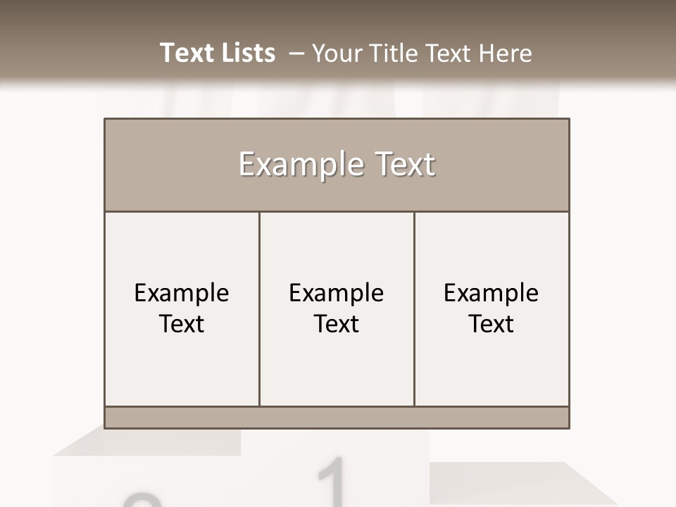 Achievement Standing Pedestal PowerPoint Template