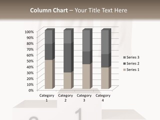 Achievement Standing Pedestal PowerPoint Template