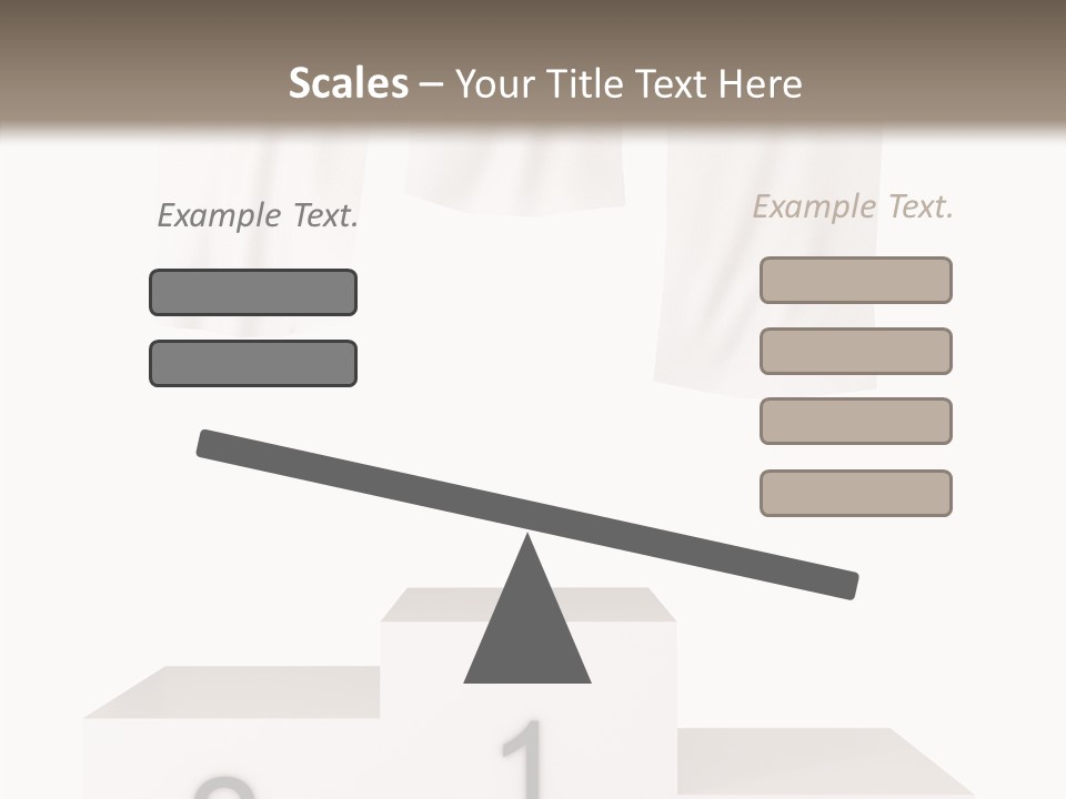 Achievement Standing Pedestal PowerPoint Template