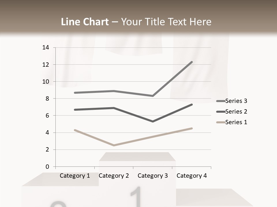 Achievement Standing Pedestal PowerPoint Template