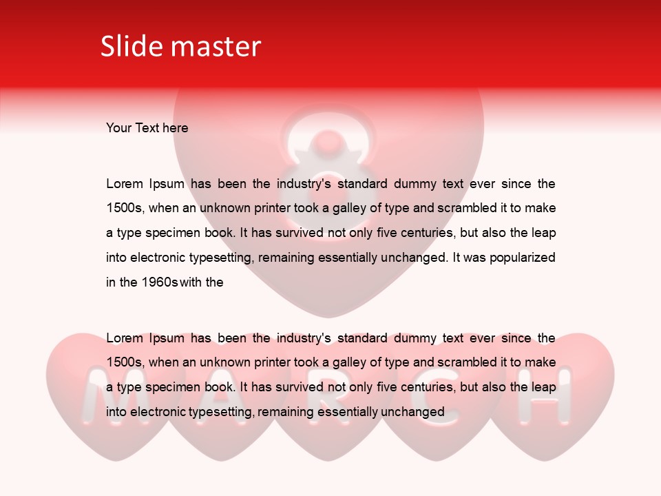 Heart Icon Concept PowerPoint Template