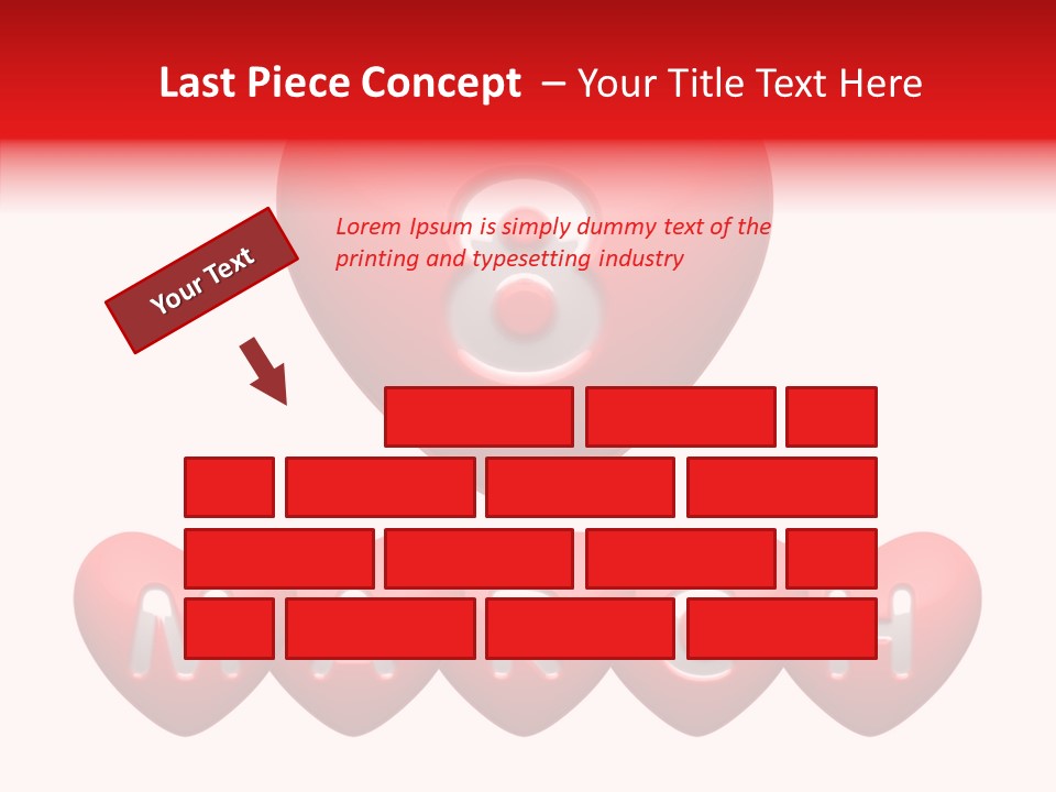 Heart Icon Concept PowerPoint Template