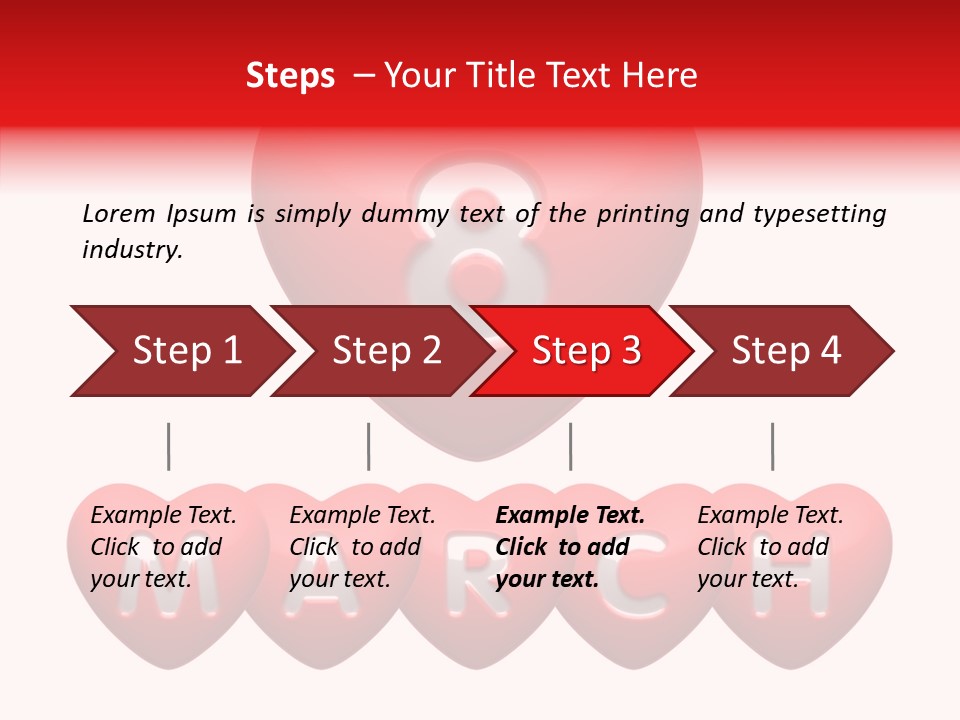 Heart Icon Concept PowerPoint Template