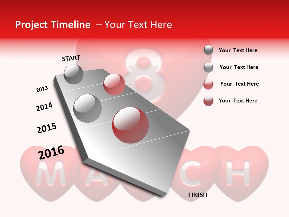 Heart Icon Concept PowerPoint Template