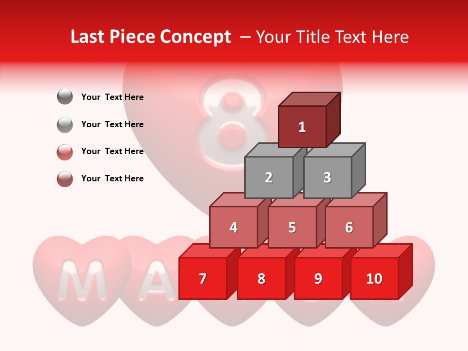 Heart Icon Concept PowerPoint Template