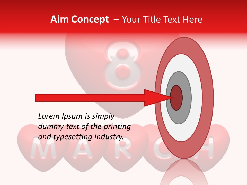 Heart Icon Concept PowerPoint Template