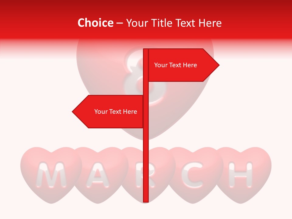 Heart Icon Concept PowerPoint Template