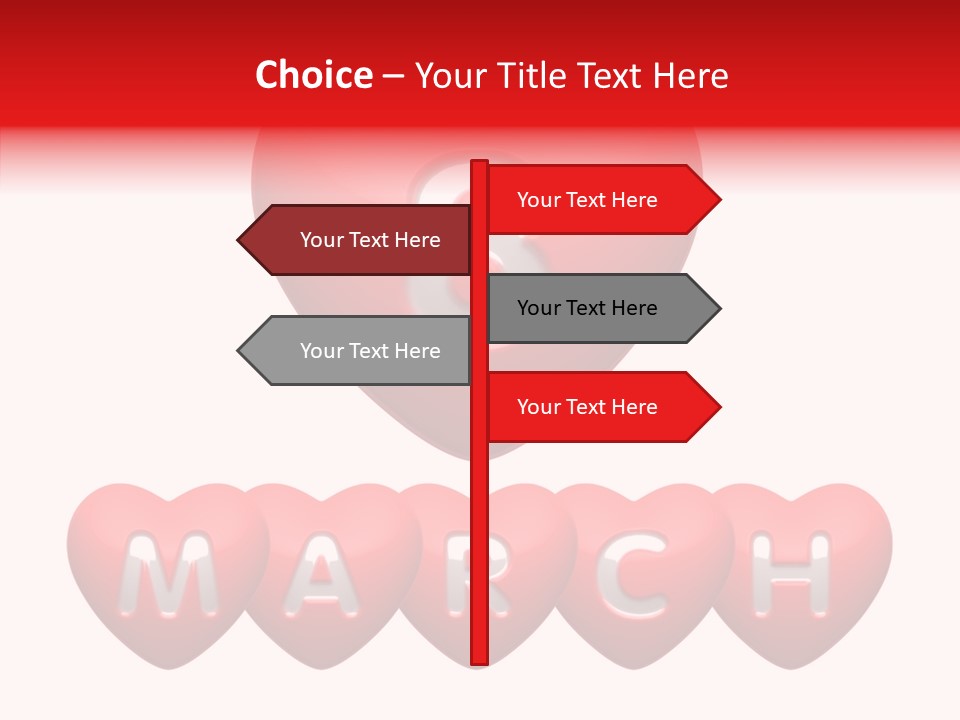 Heart Icon Concept PowerPoint Template