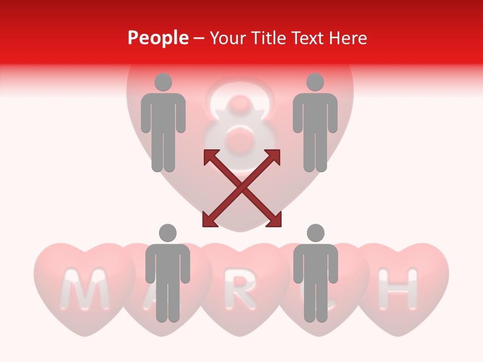 Heart Icon Concept PowerPoint Template