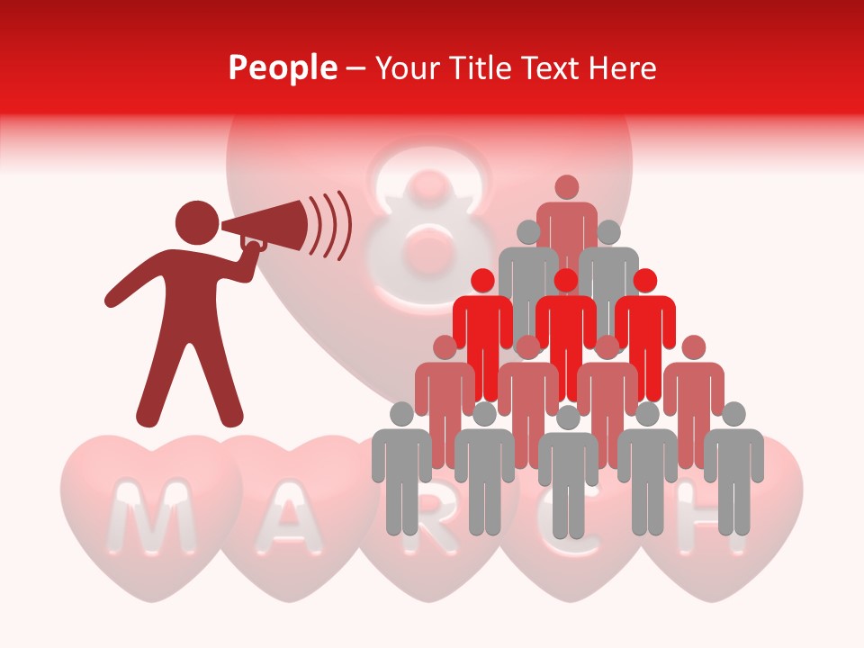 Heart Icon Concept PowerPoint Template