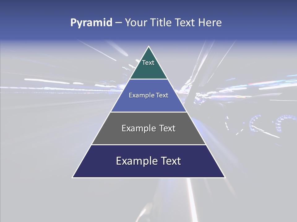 Glow Zoom Asphalt PowerPoint Template