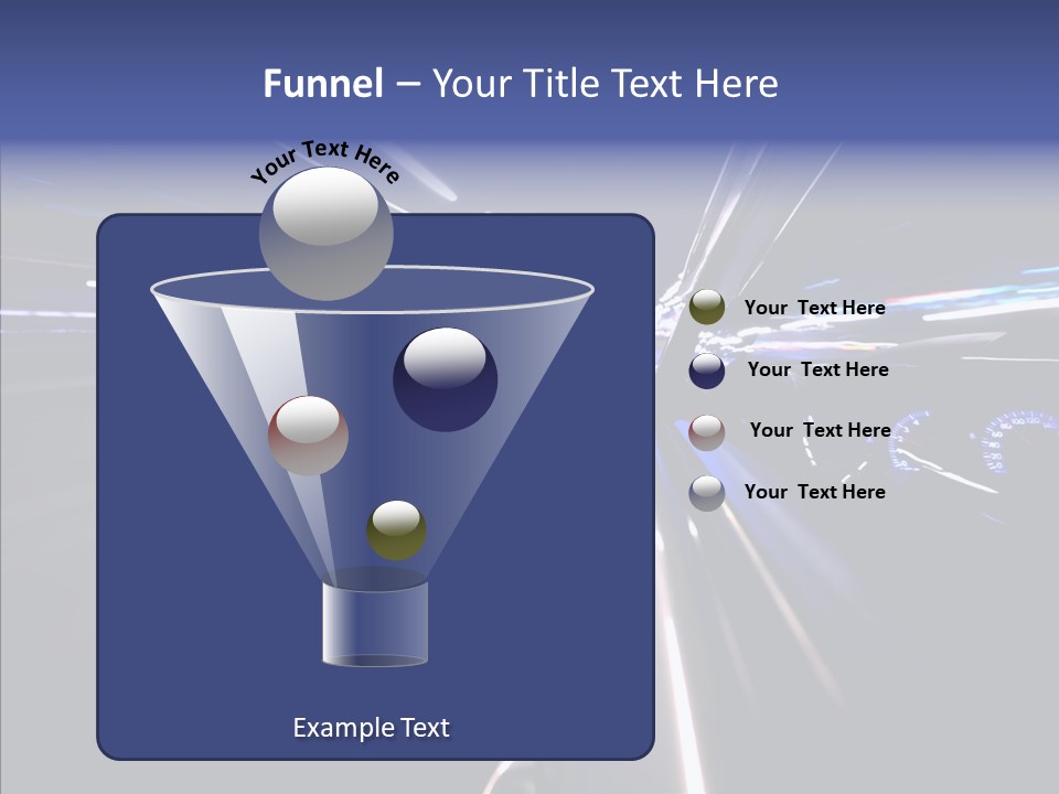 Glow Zoom Asphalt PowerPoint Template