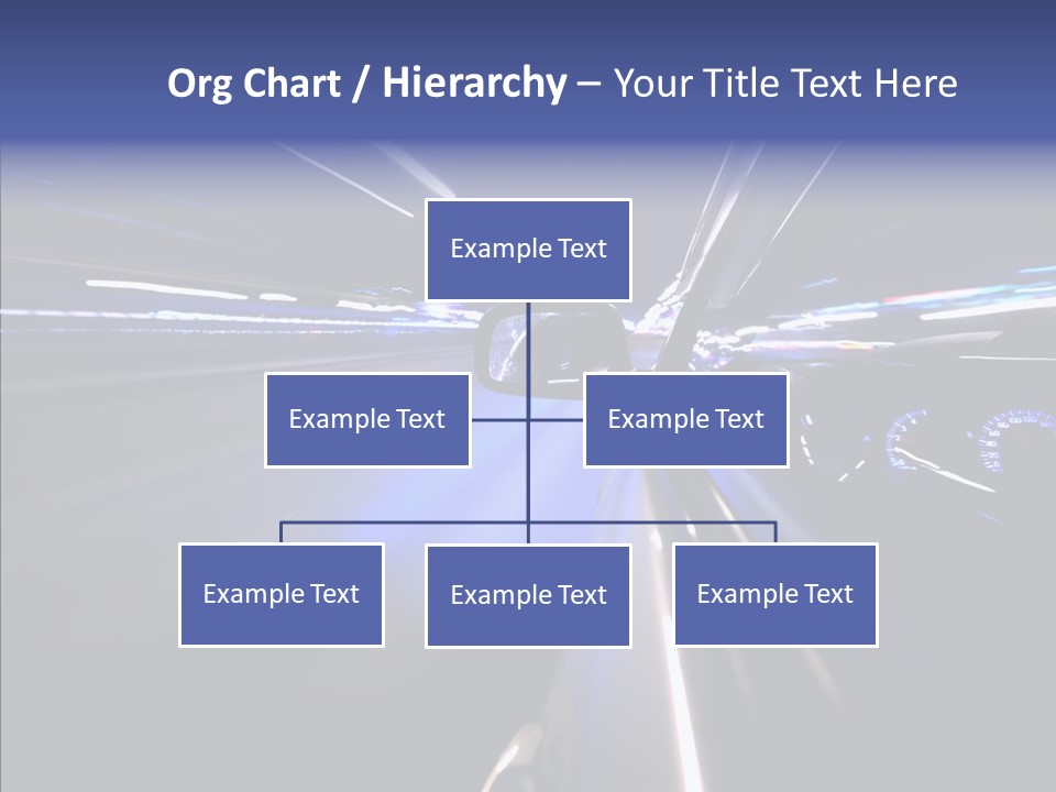 Glow Zoom Asphalt PowerPoint Template