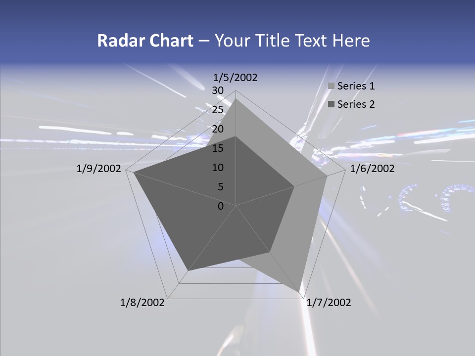 Glow Zoom Asphalt PowerPoint Template