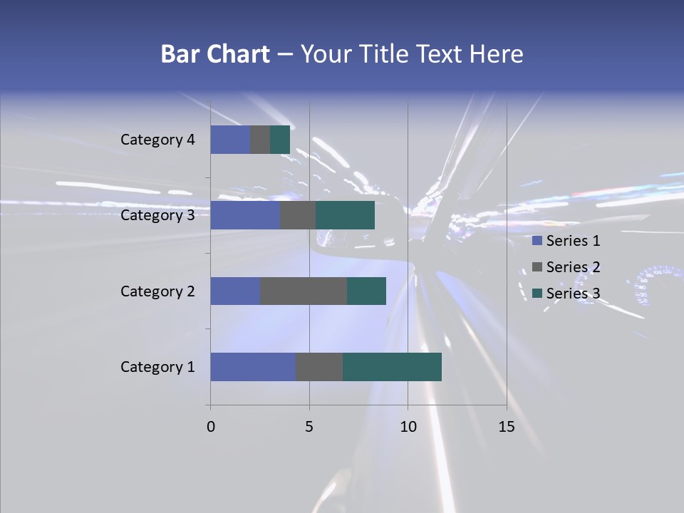 Glow Zoom Asphalt PowerPoint Template