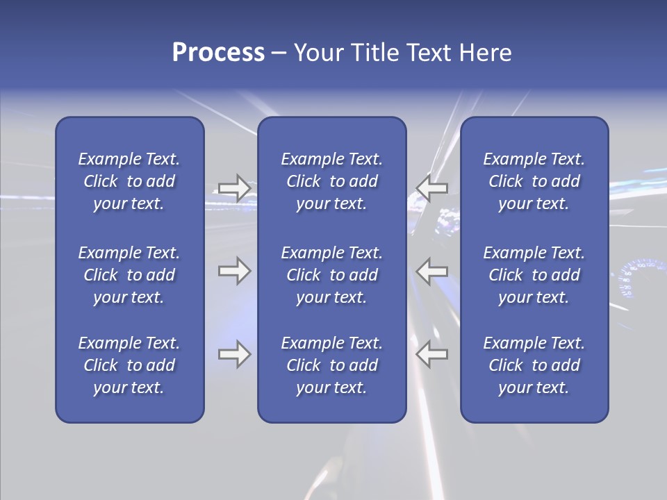 Glow Zoom Asphalt PowerPoint Template