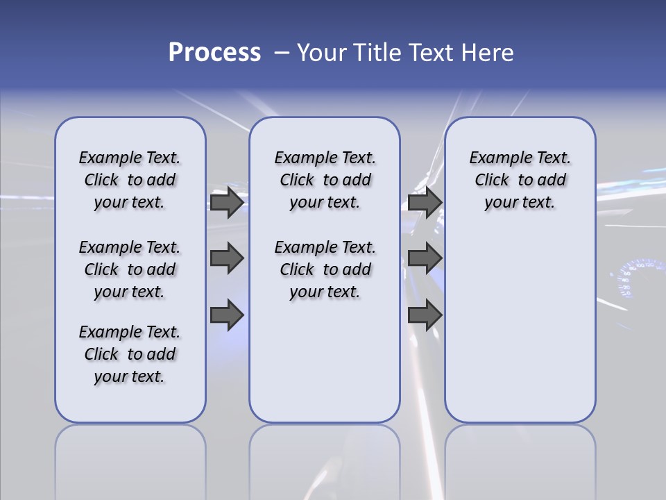 Glow Zoom Asphalt PowerPoint Template
