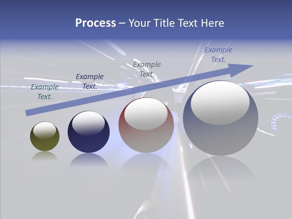 Glow Zoom Asphalt PowerPoint Template