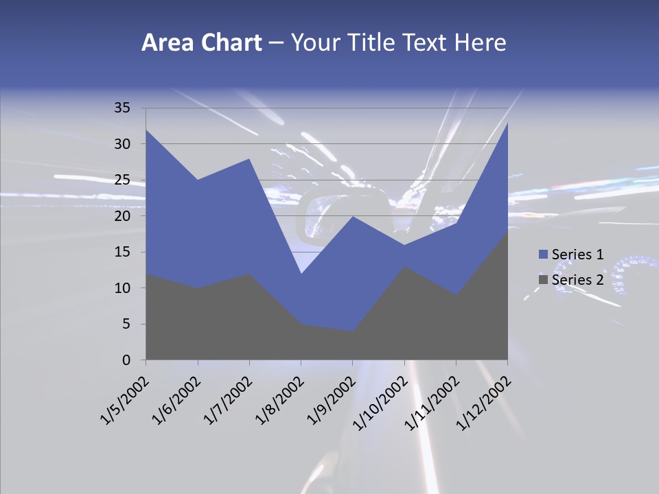 Glow Zoom Asphalt PowerPoint Template