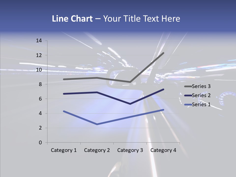 Glow Zoom Asphalt PowerPoint Template