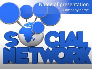 Chat Connection Global PowerPoint Template