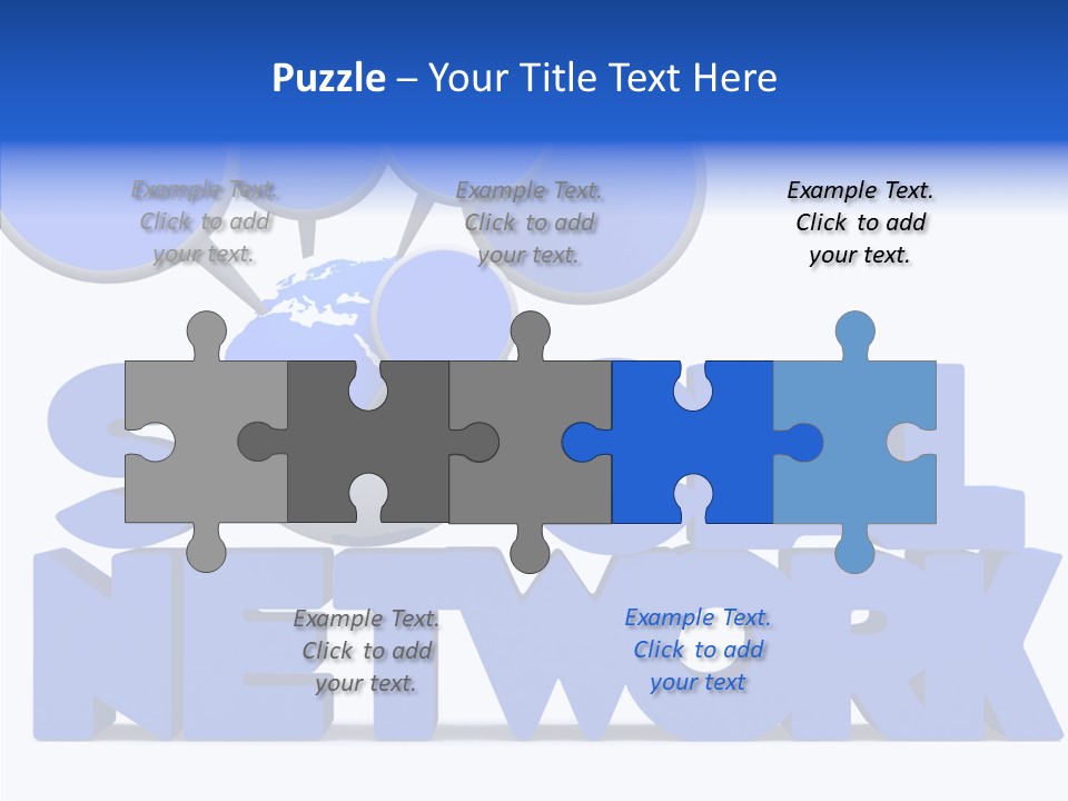 Chat Connection Global PowerPoint Template