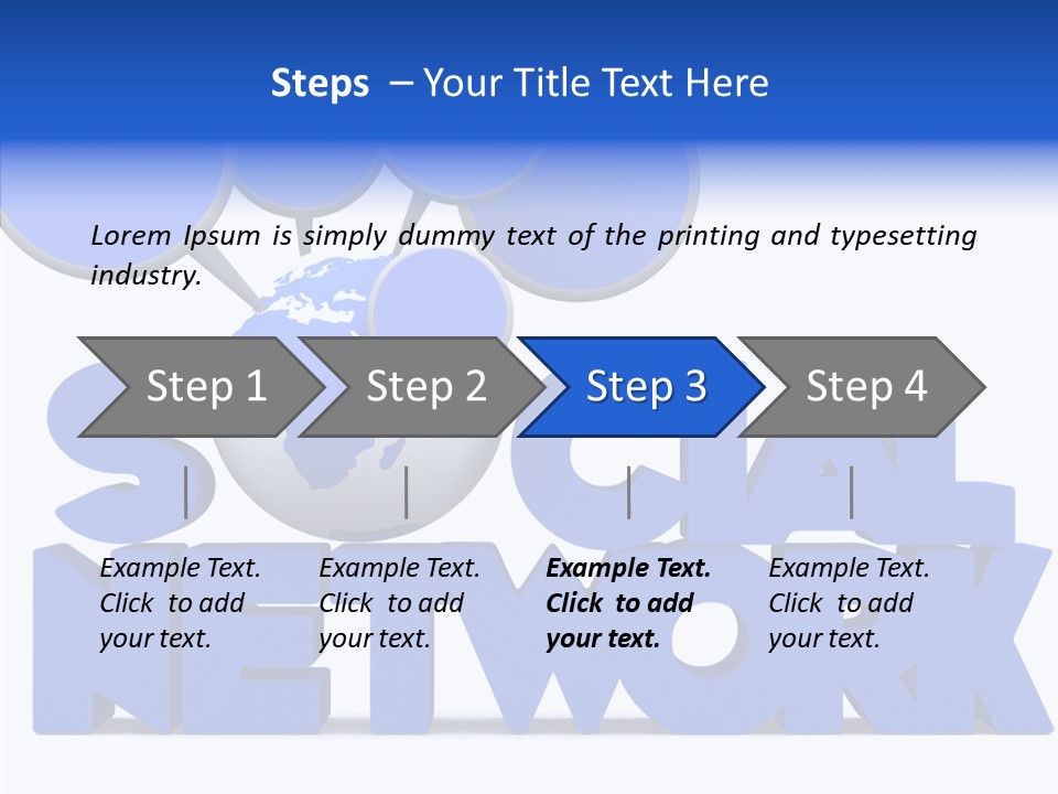 Chat Connection Global PowerPoint Template