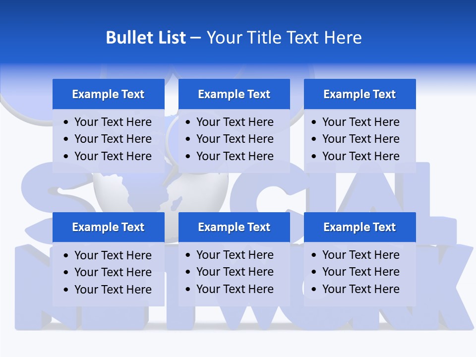 Chat Connection Global PowerPoint Template