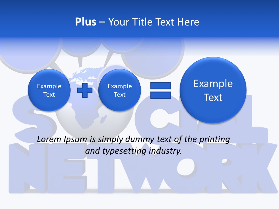 Chat Connection Global PowerPoint Template