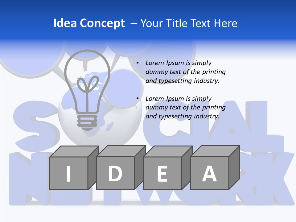 Chat Connection Global PowerPoint Template