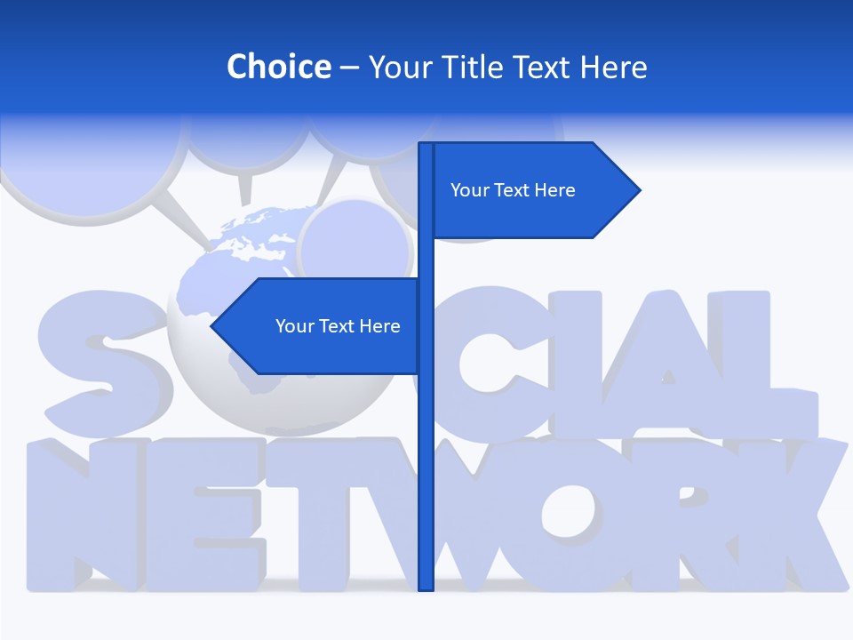 Chat Connection Global PowerPoint Template