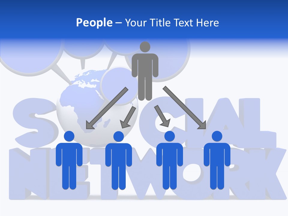 Chat Connection Global PowerPoint Template