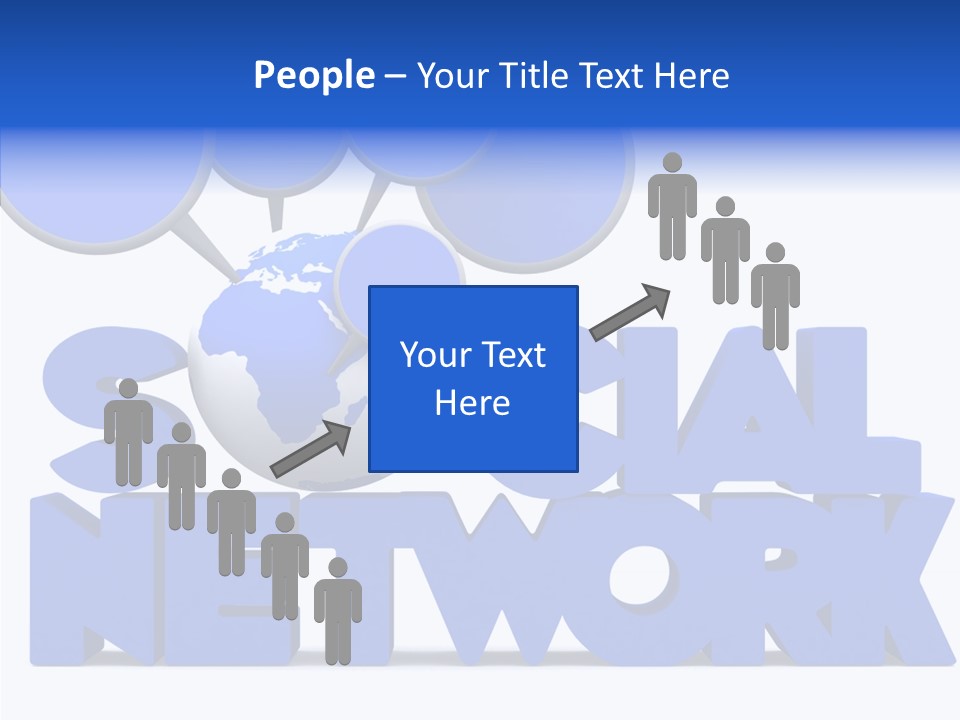 Chat Connection Global PowerPoint Template