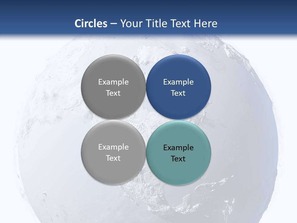 Winter Continent East PowerPoint Template