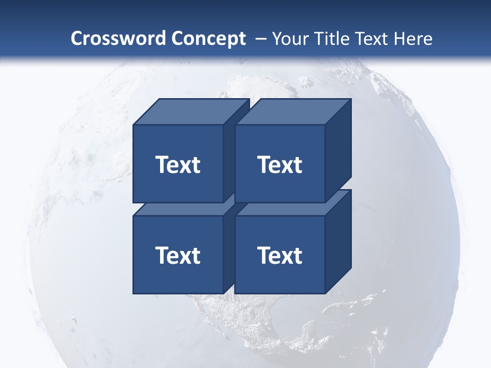 Winter Continent East PowerPoint Template