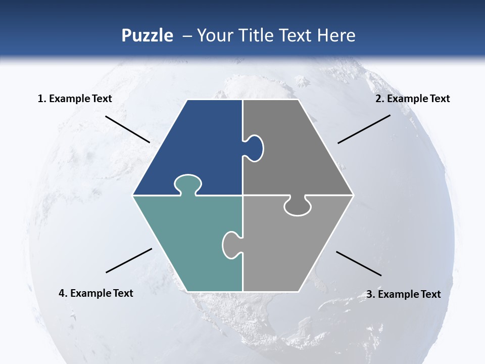 Winter Continent East PowerPoint Template