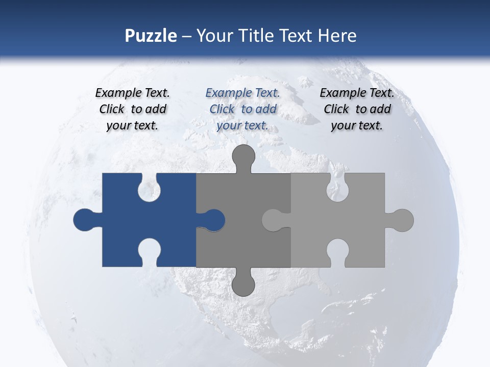 Winter Continent East PowerPoint Template