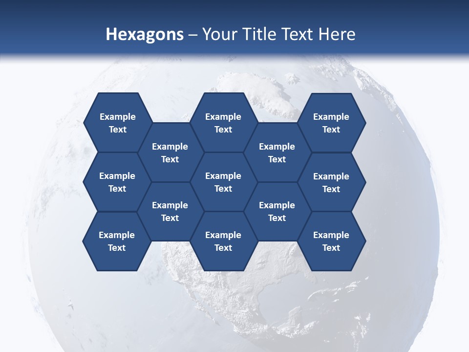 Winter Continent East PowerPoint Template
