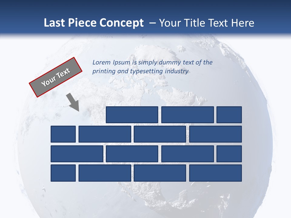 Winter Continent East PowerPoint Template